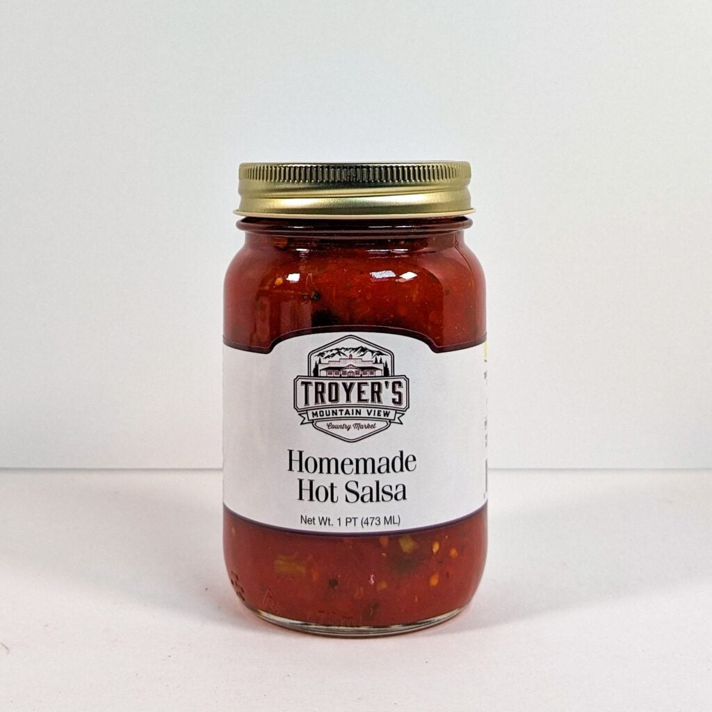 Homemade Hot Salsa / Pint - Troyer's Mountain View Country Market