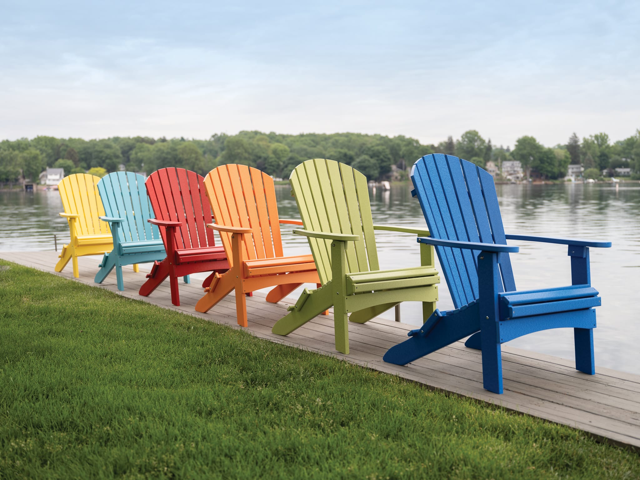 Comfo Back Folding Adirondack Chair - Image 5