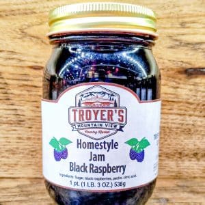 Troyer's Homestyle Jam Black Raspberry