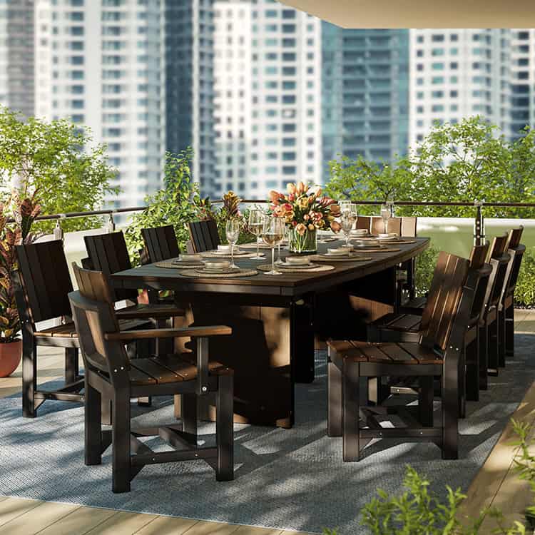 4'x8' Urban Oval Dining Table