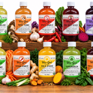 Wise Goat Organics Probiotic Gut Tonics & Kvass – Naturally Fermented Wellness Drinks